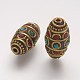 Perline di stile tibetano fatto a mnao TIBEB-F064-03-2