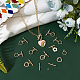 DICOSMETIC 24Pcs 6 Styles Toggle Clasps Brass Light Golden OT Clasps Heart/Twist Ring/Flower Toggles Jewellery Clasp TBar Clasps Findings for DIY Craft Bracelet Jewelry Making KK-DC0001-45-6