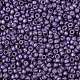 TOHOラウンドシードビーズ  日本製シードビーズ  艶消し  （567f）紫色の亜鉛メッキマット  8/0  3mm  穴：1mm  約220個/10g X-SEED-TR08-0567F-2