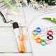 GORGECRAFT 25PCS Anti-Lost Necklace Lanyard Set Including 5pcs Anti-Loss Pendant Strap String Holder 20PCS Silicone Rubber Rings for Daily Life SIL-GF0001-05-5