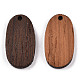 Natural Wenge Wood Pendants WOOD-T023-84-2