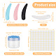 Cheriswelry Plastic Facial Mask Stick Cosmetic Spatula Scoop & Bottle DIY-CW0001-28-3