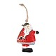 Santa Claus/Father Christmas Iron Ornaments HJEW-G013-14-1