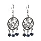 Tibetan Style Chandelier Earrings EJEW-JE00537-2