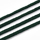 コットン糸  マクラメコード  装飾的な糸のスレッド  DIYの工芸品について  ギフトラッピングとジュエリー作り  濃い緑  3mm  約109.36ヤード（100m）/ロール。 OCOR-T001-02-08-4