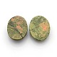 Cabuchones de piedras preciosas naturales unakite X-G-P023-08-2