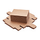 クラフト紙引き出しボックス  折りたたみボックス  引き出しボックス  長方形  バリーウッド  完成品：12.1x5.1cm  内寸：10.6x3.6x3.5cm  20個/セット CON-YW0001-02B-A-3