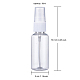 30ml透明ペットプラスチック詰め替えスプレーボトル  香水用  エッセンシャルオイル  透明  10.3x3cm  容量：30ml（1.01液量オンス） X1-MRMJ-WH0032-01A-2