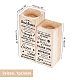 Wooden Candle Holder AJEW-WH0257-010-2
