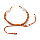Плетеные шнур нейлона для поделок браслет материалы AJEW-JB00540-01-3