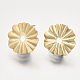Smooth Surface Iron Stud Earring Findings IFIN-T012-40-RS-2