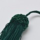 Décorations de gros pendentif pompon en nylon HJEW-D026-04-2