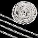 Olycraft 10 ярд из бисера с жемчужной отделкой кружевная лента 14 мм белая жемчужная кружевная отделка жемчужная отделка из бисера аппликация жемчужная бахрома для свадебных украшений изготовление украшений своими руками OCOR-OC0001-25-1
