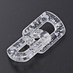 200 Anneaux De Liaison Acrylique Violets - Crochets C-clip Pour Chaîne