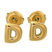Серьги-гвоздики из нержавеющей стали 304 EJEW-I316-01G-D