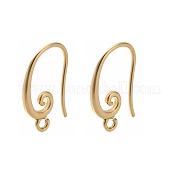 Латунные крючки для сережек KK-G516-02G
