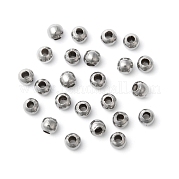 Бусины из нержавеющей стали марки 304 STAS-I021-6mm