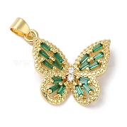 Подвески из латуни и кубического циркония KK-L216-014G-02