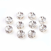 Латунь марки А горный хрусталь Spacer бисер RB-A014-Z7mm-01S