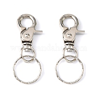 60-100pcs Alloy Swivel Lanyard Snap Hook Lobster Claw Clasps Jewelry Making  Supplies Bag Keychain DIY Findings 30.5x11x6mm