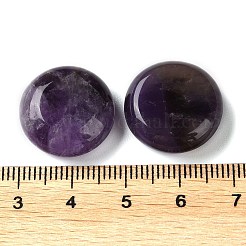 Natürliche Amethyst flache runde Palmensteine&nbsp;G-M416-10C