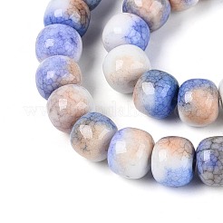 Colliers de perles de verre teintées à effet ombré&nbsp;GLAA-N067-01A-05