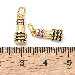 Ottone micro spianare pendenti zirconi&nbsp;KK-P345-77G