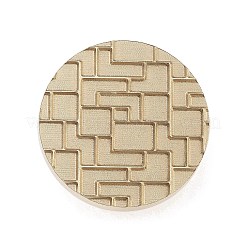Textur Thema runder Messingstempelkopf&nbsp;LS-AJEW-M036-06F-G