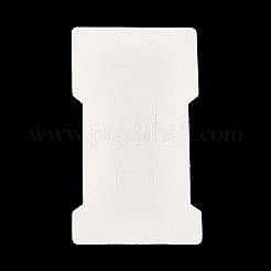Schede espositive con fermagli per capelli in carta con stampa di fiori rettangolari&nbsp;CDIS-M007-03C