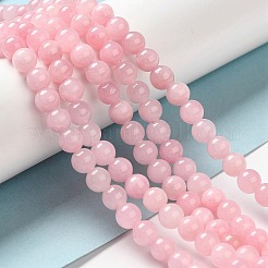 Abalorios de jade natural de mashan hebras&nbsp;G-H1626-6MM-02