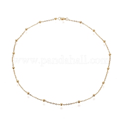 304 Edelstahl-Kabelkettenhalsketten&nbsp;X-NJEW-M183-5G