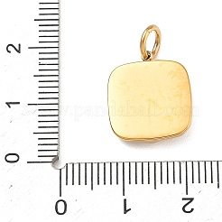 Ciondoli in strass in acciaio inossidabile 304&nbsp;FIND-T075-06G