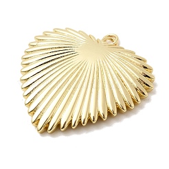 Pendentifs en laiton avec breloques en forme de cœur&nbsp;KK-H529-62C-G