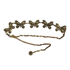 Chaîne de taille à maillons papillon en alliage de style tibétain pour femmes&nbsp;FS-WG99F1B-01