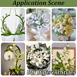 DIY Chenille-Stiel-Lametta-Girlanden-Bastelsets&nbsp;DIY-SC0033-14C