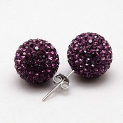 925 österreichischer Kristall Strass Ohrstecker aus Sterlingsilber&nbsp;SWARJ-D470-204