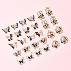 28pcs 7 styles de pendentifs en émail en alliage&nbsp;FIND-FS0003-21
