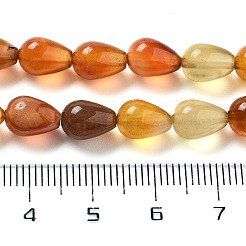 Chapelets de perles rouges en agate naturelle&nbsp;G-B106-A22-01