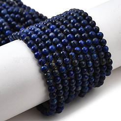 Natürlicher Lapislazuli Perlenstränge&nbsp;G-L621-B10-4mm-A
