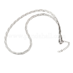 Collane unisex in acciaio inossidabile 304&nbsp;NJEW-K305-12C-P