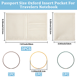 3 pezzo di ricambio per borsa portaoggetti rettangolare in tessuto Oxford&nbsp;FIND-CP0003-94B