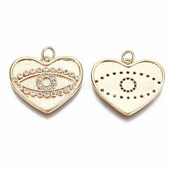Pendentifs en laiton zircon cubique transparent&nbsp;KK-S356-230G-NF