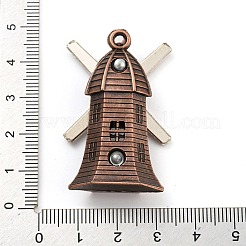Tibetischer stil Aluminium Anhänger & Charms&nbsp;FIND-C052-09R