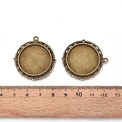Tibetischer Stil Legierung Anhänger Fassungen&nbsp;LS-TIBE-T003-06AB-01
