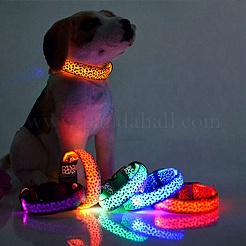 Collier de chien led en polyester réglable&nbsp;MP-H001-A09