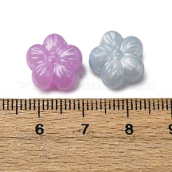 Leuchtende transparente Acrylperlen&nbsp;LACR-S001-15C