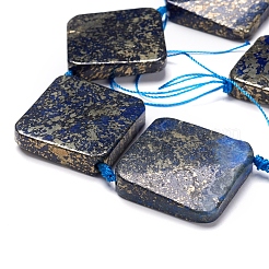 Natürlicher Lapislazuli Perlenstränge&nbsp;G-I194-32
