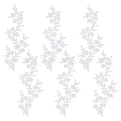 6 Stück Blumen-Stickerei aus Viskose zum Aufnähen von Ornament-Accessoires&nbsp;PATC-FG0002-56B