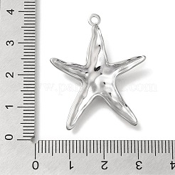 Pendentifs en acier inoxydable 304 anti-ternissement à thème océanique&nbsp;STAS-Z092-06P-01