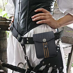 Mittelalterliche Gürteltaschen aus PU-Leder&nbsp;AJEW-WH20070-053B